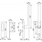 Hoppe - Lift Slide Handle - Dallas Series - HS-M0643/419N/423 Hoppe - Lift Slide Handle - Dallas Series - HS-M0643/419N/423