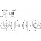 Hoppe - Maniglia Per Porta Scorrevole Con Chiusura/Anello - Kit Quadrato M443 Hoppe - Maniglia Per Porta Scorrevole Con Chiusura/Anello - Kit Quadrato M443