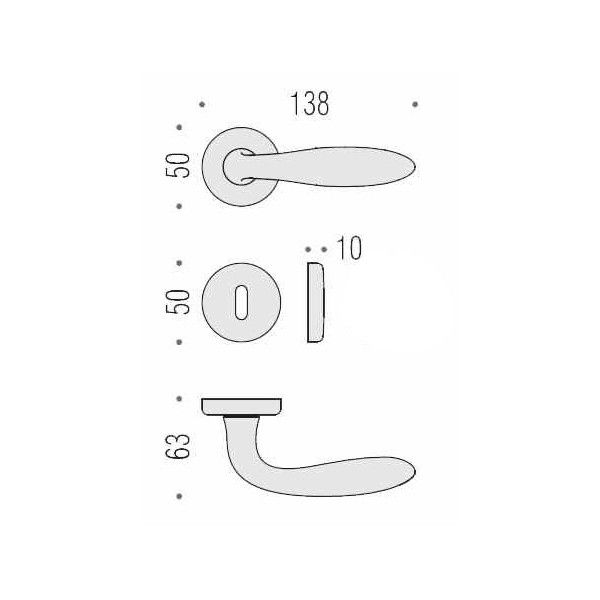 Maniglia Per Porta - Colombo Design - Mach CD81-R