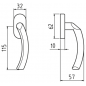Ghidini - Tilt and turn window handle - Bella Q7-40 Ghidini - Tilt and turn window handle - Bella Q7-40