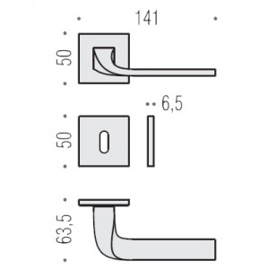 Maniglia Per Porta - Colombo Design - Isy BL11-R